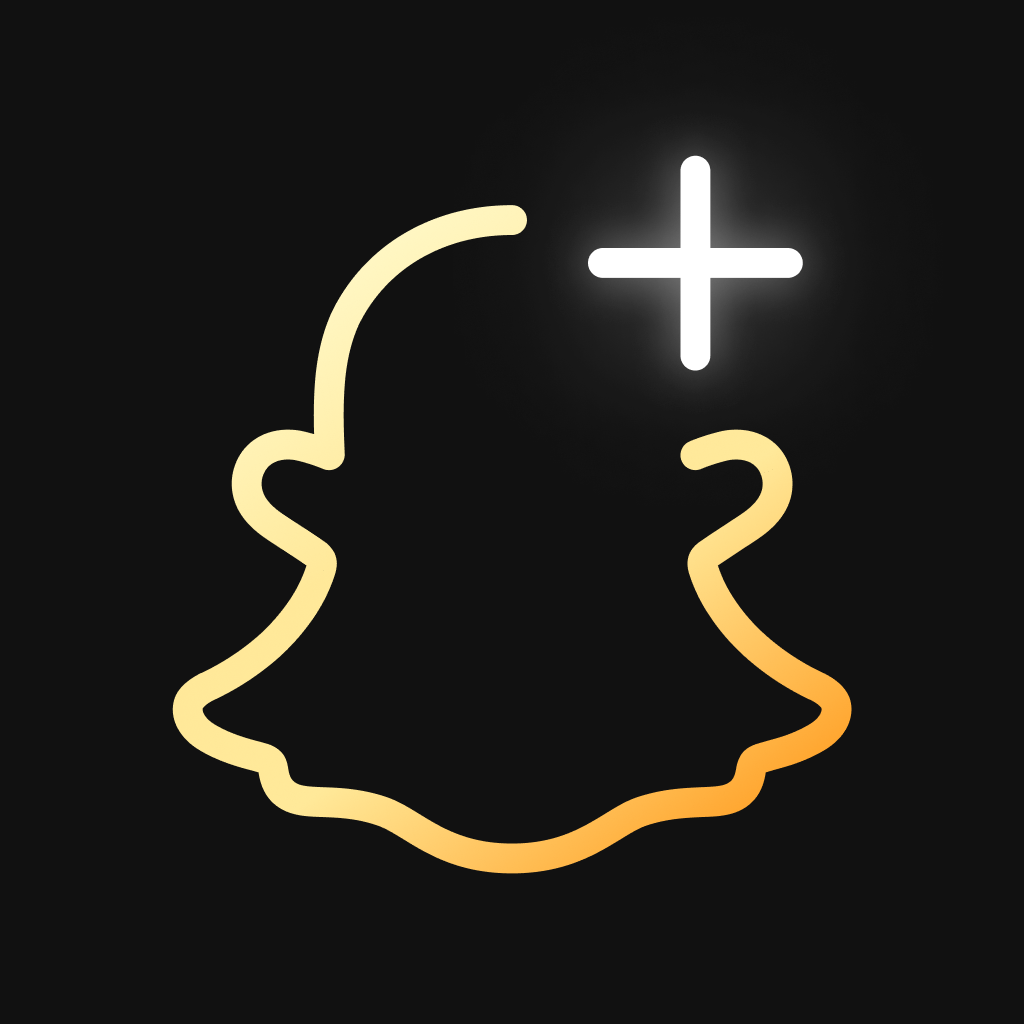 Ikon med logotyp för Snapchat+
